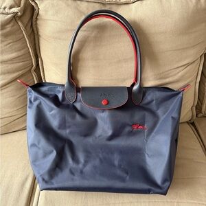 Longchamp Le Pliage Original Large Tote Bag in Nylon Blue
